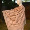 Embroidered Cashmere Shawl with Paisley Motifs - Image 3