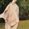 Multicolor Floral Sui Shawl - Embroidered Decoration - Image 2