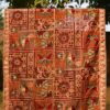 Embroidered Bakhtawar Dupatta - Mahogany Fauna - Image 2